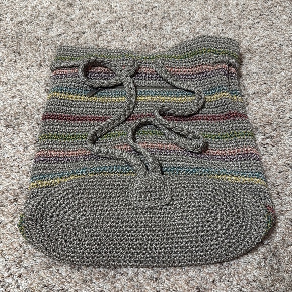 The Sak Gray Striped Backpack - Picture 4 of 7